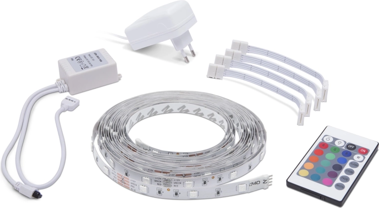RGB-ledstrip 5 m met afstandsbediening