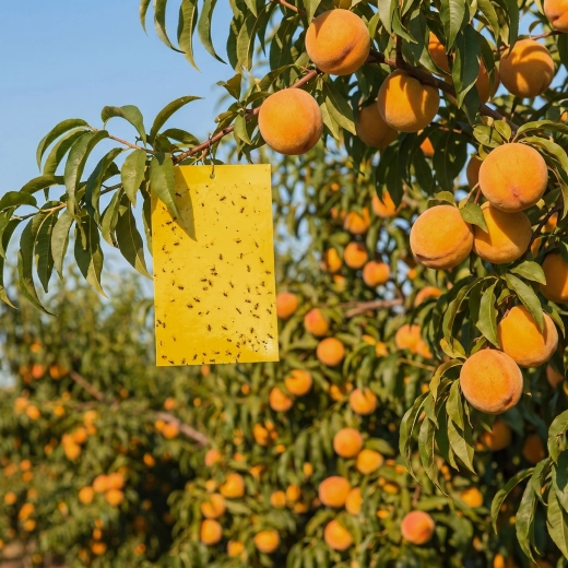 Gele dubbelzijdige kleefvallen voor insecten 10 stuks