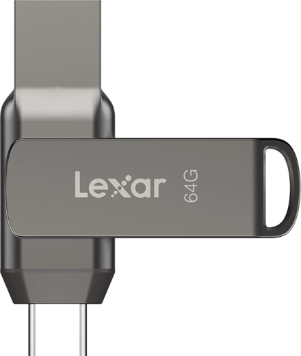 Flashdrive Lexar JumpDrive D400 Dual USB‑C en USB‑A 64 GB (USB 3.1)