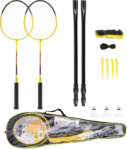 Badmintonset NILS NRZ262 met draagbare hoes