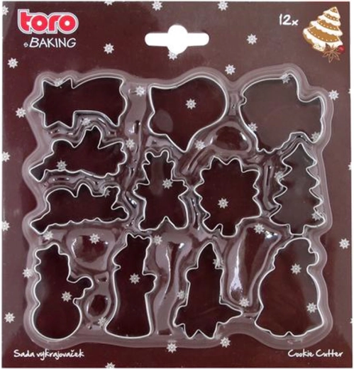 Set van 12 koekjesuitstekers TORO