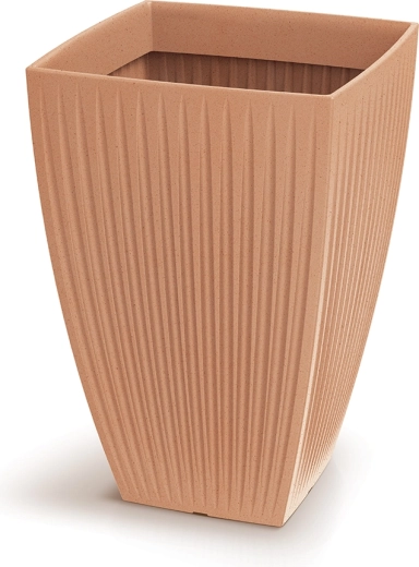 Bloempot Latia Square High 40 × 40 × 58 cm terracotta
