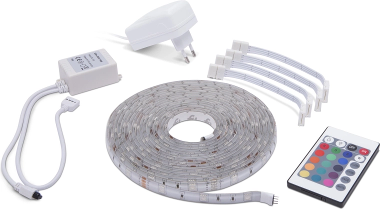 RGB-ledstrip met afstandsbediening 5 m