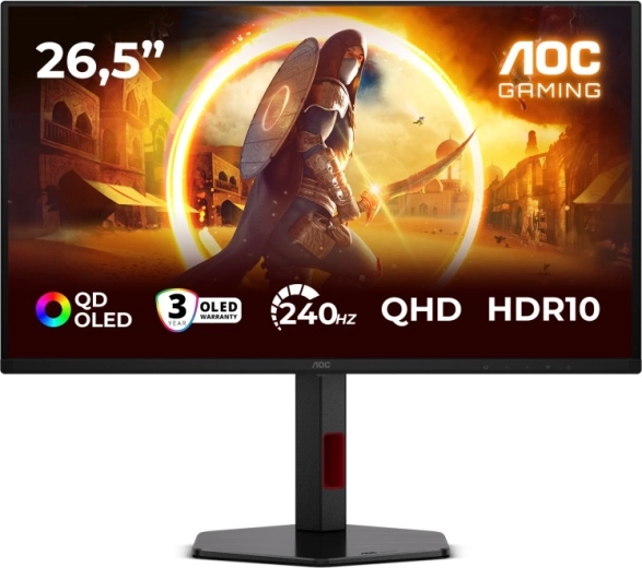 Gamingmonitor 26,5" QD‑OLED 240 Hz