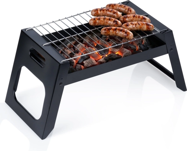 Vilde opvouwbare draagbare houtskoolbarbecue 46 × 22 × 22 cm