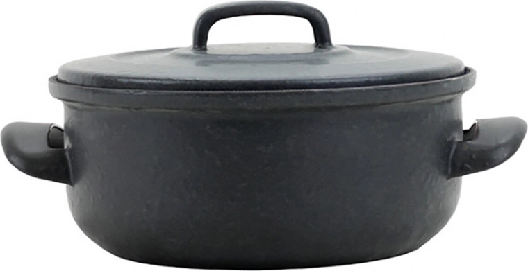 Geglazuurde pan met deksel BSE 18 cm, 1,5 l