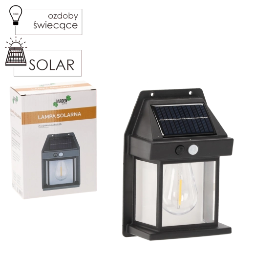 Zonne-LED wandlamp met bewegings- en schemersensor