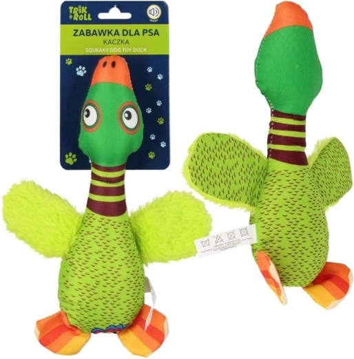 Pluchen hondenspeeltje eend met geluid