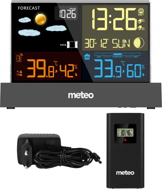 Weerstation METEO SP110C met DCF, zwart