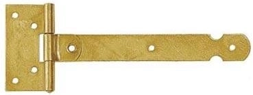 Poortscharnier 200 × 30 × 2 mm, geel verzinkt staal
