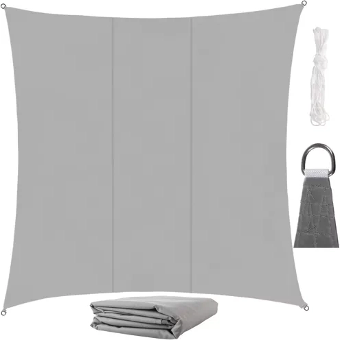 Gardlov vierkant zonnedoek 3,6 × 3,6 m grijs