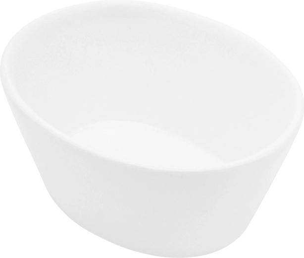 Porseleinen ovale schaaltje 10 cm 100 ml crème