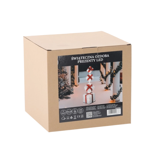 Kerst LED-decoratie cadeautjes 100 cm, 70 LED warm wit