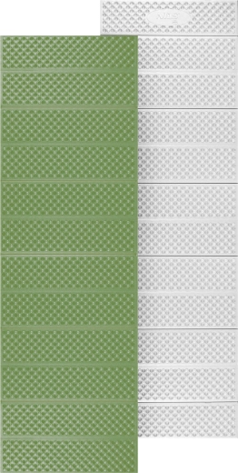 Opvouwbare schuimmat met reflecterende laag groen