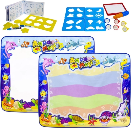 Educatieve watertekemat Ocean - 1 stuk