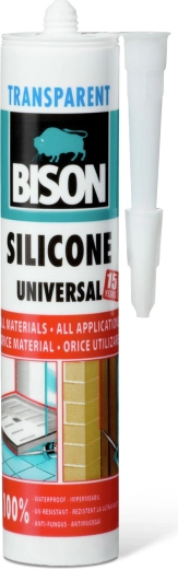 Bison universele transparante siliconenkit 280 ml
