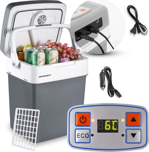 Reisauto-koelbox BERDSEN Icemax 29 l met koel- en verwarmingsfunctie, ECO-modus