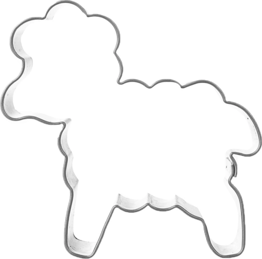 Koekjesuitsteker schaap 5 cm