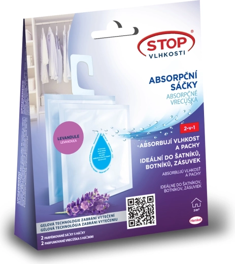 Ceresit Stop vocht absorberende zakjes relax lavendel 2×50 g