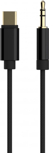 Cablexpert audio-adapter USB-C naar 3,5 mm jack (AUX) 1,5 m zwart