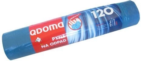 Trekzak-afvalzakken 120 l, 70 × 100 cm, 27 µ, 10 stuks