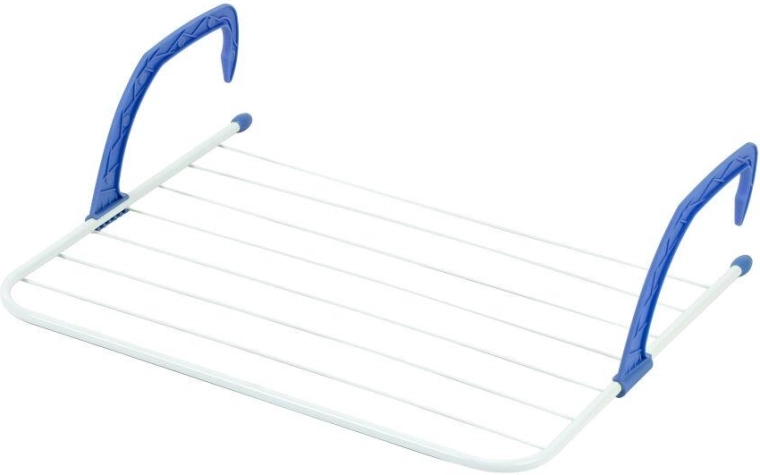 Hangende metalen droogrek 7 m, draagvermogen 10 kg