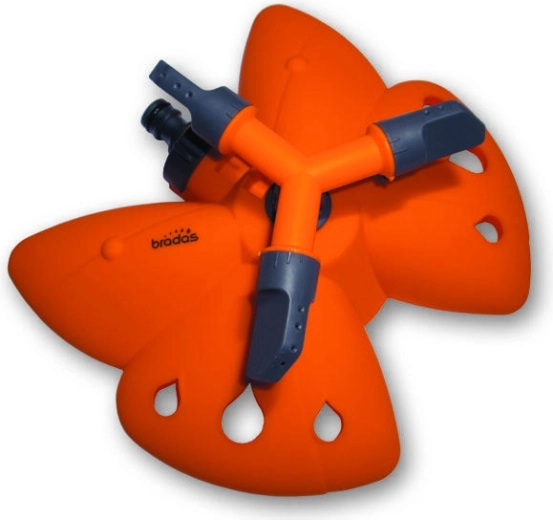 Draaibare 3-armige sproeier op voetstuk Vlinder