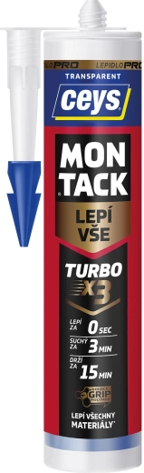 Ceys Montack Turbo transparante montagelijm 290 ml