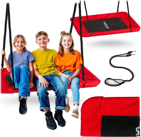 Rechthoekige nestschommel NEO-SPORT Swingo 110 × 70 cm