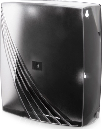 Dispenser voor papieren handdoeken ZZ, transparant, 26,5 × 10,5 × 31 cm