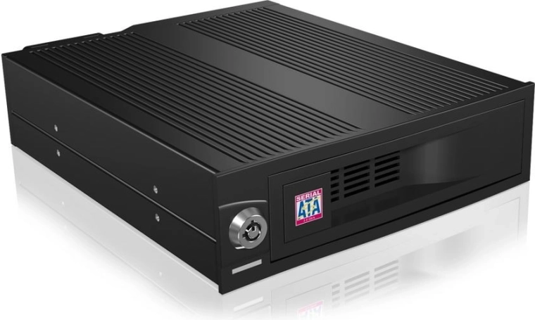 Lade ICY BOX voor 3,5″ SATA-schijf in 5,25″ bay met ventilator