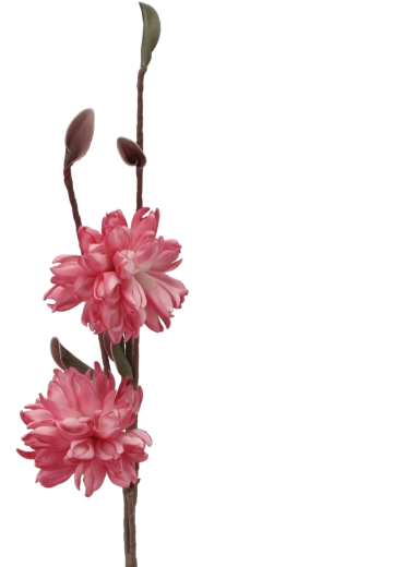 Decoratieve kunstbloem 100 cm roze