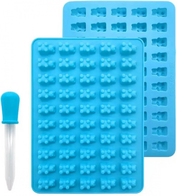 Siliconen vorm voor gummybeertjes