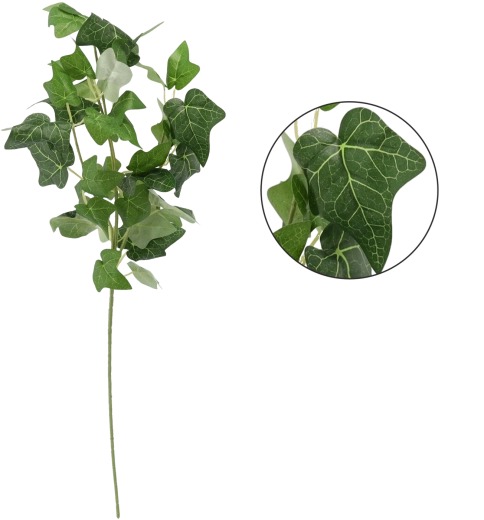 Kunsttakje met groene bladeren 63 cm