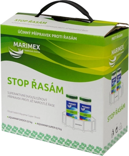 Marimex Super Chlor Shock tegen algen 2 × 0,9 kg