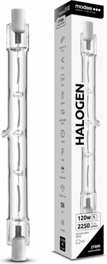 Modee halogeenlamp R7S 118 mm 120 W warm wit, dimbaar