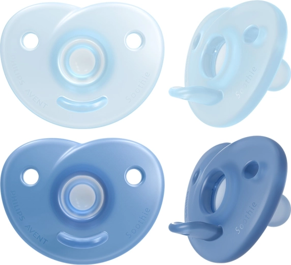Philips Avent Soothie fopspeen 0–6 m, jongen, 2 stuks