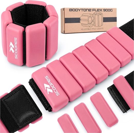 Verstelbare gewichten BodyTone Flex 450 g roze