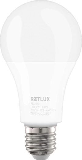 LED-lamp RETLUX RLL 610 E27 15 W warm wit