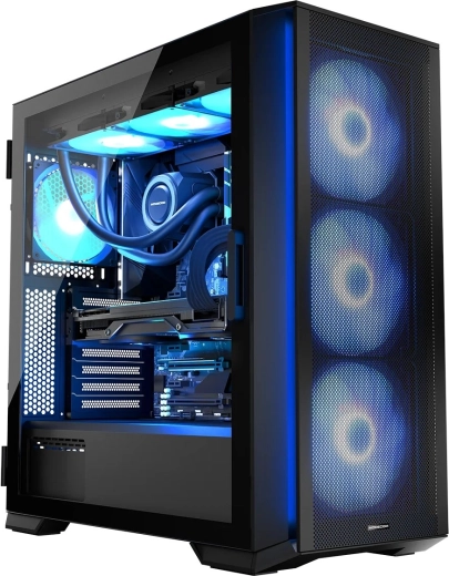 Computerbehuizing Horizon ARGB Flow Midi zwart