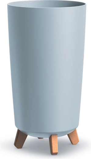 Bloempot Gracia Tubus Slim 24 cm lichtgrijs