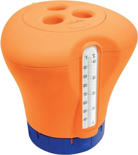 Chlordrijver met thermometer – oranje