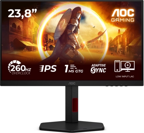 AOC 23,8" gamingmonitor Fast IPS 240 Hz met Pivot