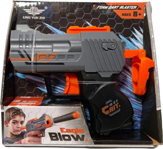 Pistool met foamkogels voor dynamisch speelplezier