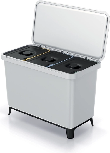 Prosperplast Systema afvalscheidingsbak 3×10 l, wand- en vrijstaand