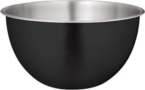 Kom van roestvrij staal met matte zwarte afwerking 21 cm