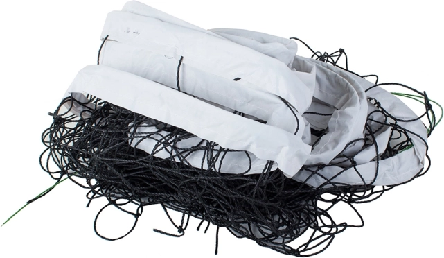 Volleybalnet 9,5 × 1 m met spankabel en draagtas
