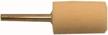 Cilindrisch slijpsteentje met schacht 2 × 8 mm, korrel 100, hardheid L