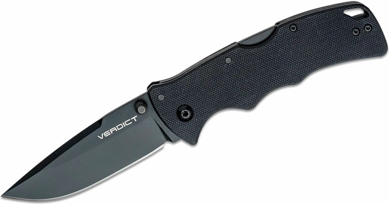 Cold Steel Verdict Spear Point vouwmes 7,6 cm zwart G10
