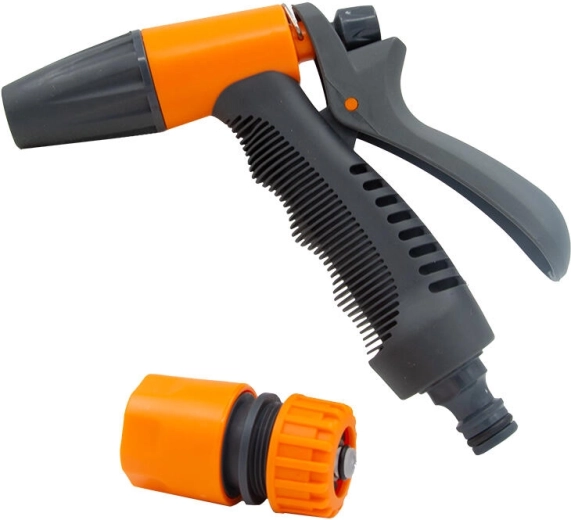 Verstelbaar sproeipistool met STOP snelkoppeling 1/2" AQUA